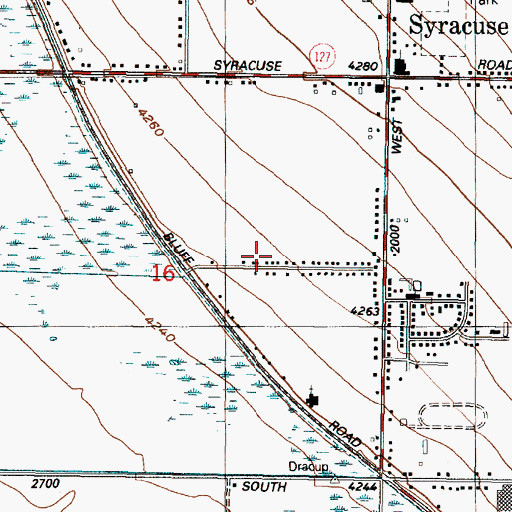 Topographic Map of West Sunset View Estates, UT