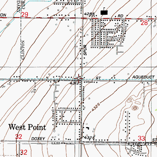 Topographic Map of C C Ann Estates, UT