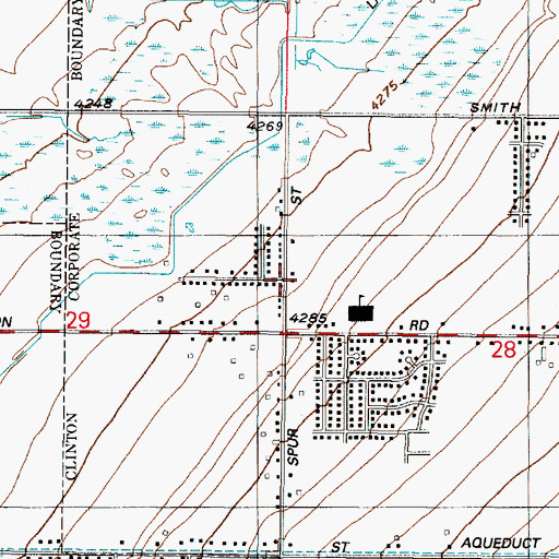 Topographic Map of Hatch, UT