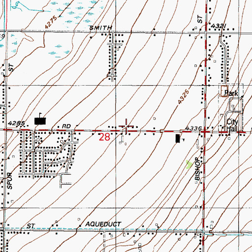 Topographic Map of He Flys, UT