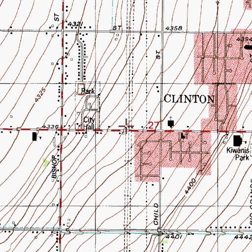 Topographic Map of Marvins, UT