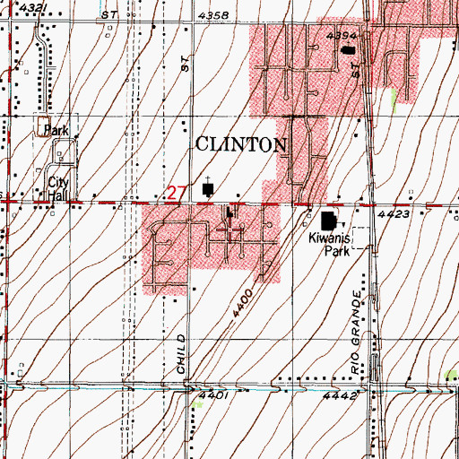 Topographic Map of Muir Meadows, UT