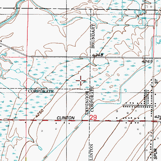 Topographic Map of Parker, UT