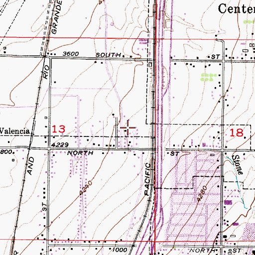 Topographic Map of Susie Ranch, UT