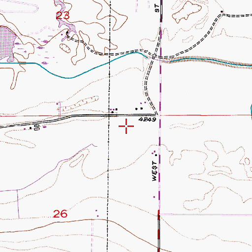 Topographic Map of Addison Park One, UT