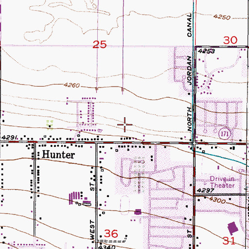Topographic Map of Brookhaven, UT