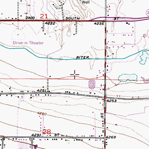 Topographic Map of Copperview, UT