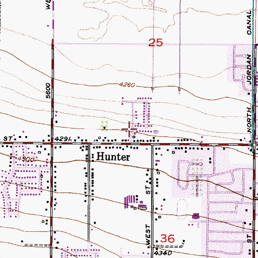 Topographic Map of Crisp, UT