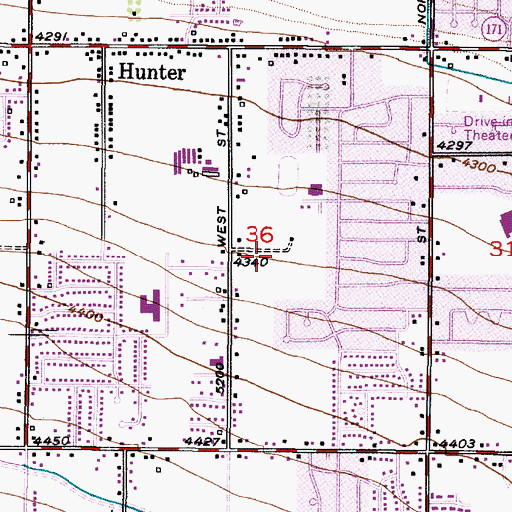 Topographic Map of Day Park Estates, UT