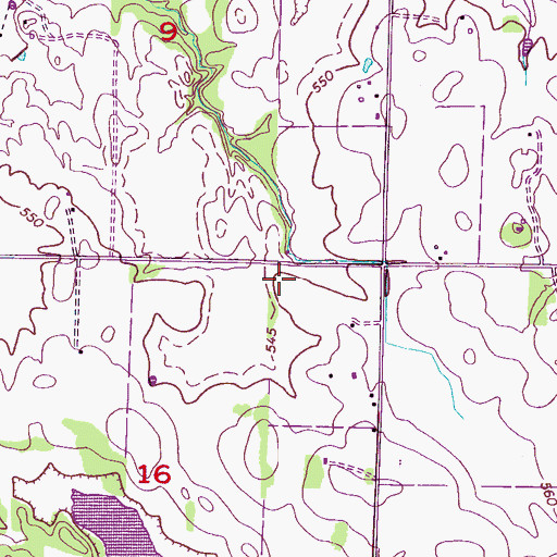 Topographic Map of Evergreen Missionary Baptist Church (historical), AL