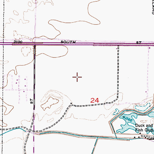 Topographic Map of El Dorado, UT