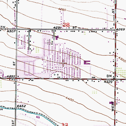 Topographic Map of Lake Ridge, UT