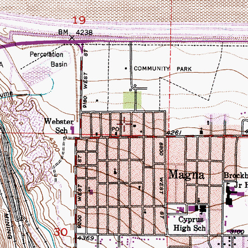 Topographic Map of Lincoln Addition, UT
