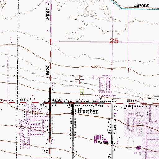 Topographic Map of Sunny Side, UT