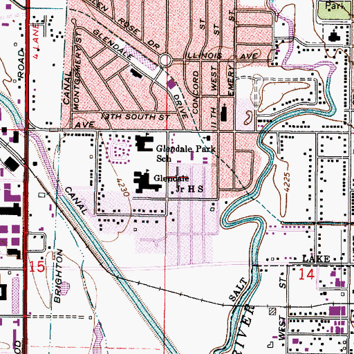 Topographic Map of Clayton Villa, UT