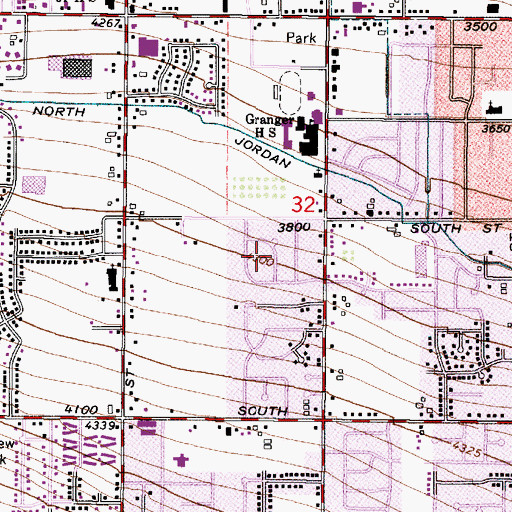 Topographic Map of Colony North, UT