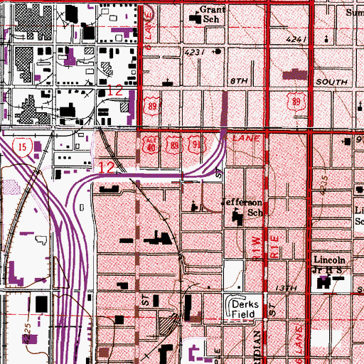 Topographic Map of Edwards, UT