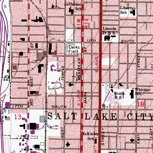 Topographic Map of Gabbotts Addition, UT