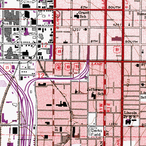 Topographic Map of Granite, UT