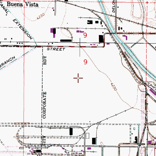 Topographic Map of Horizon West Industrial Park, UT