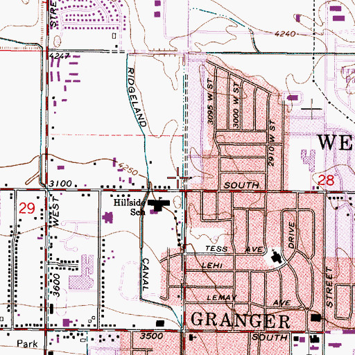 Topographic Map of Keith W Fullmer, UT