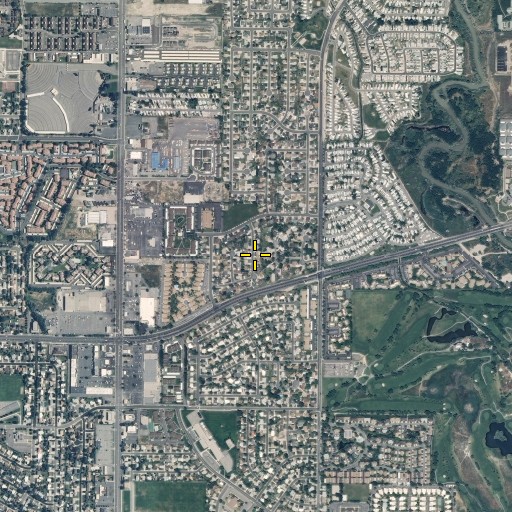 Aerial/Satellite Image of Kings Row, UT