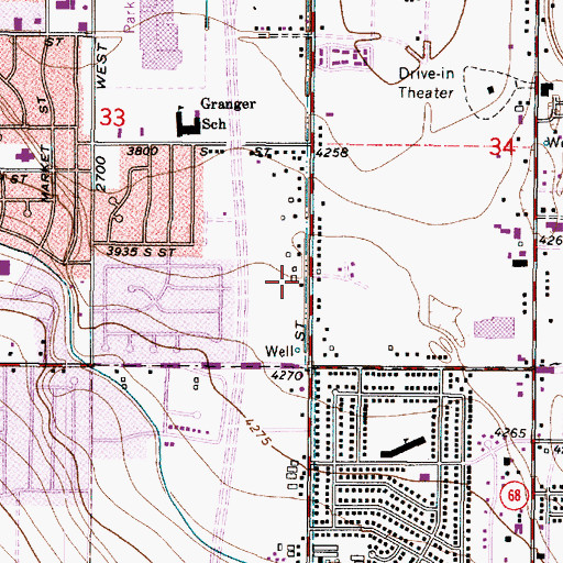 Topographic Map of Log Haven, UT