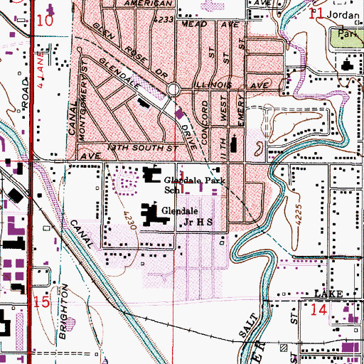 Topographic Map of McKeages, UT