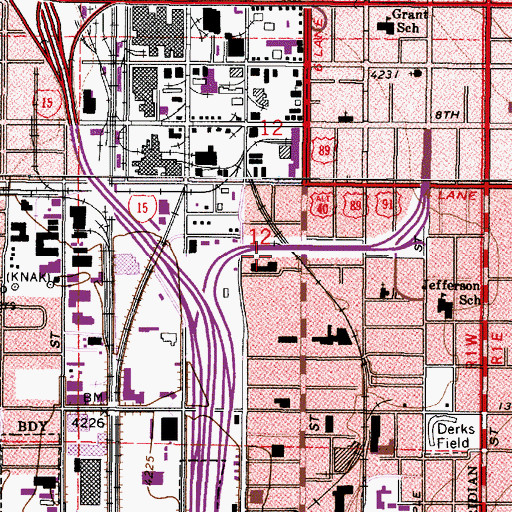 Topographic Map of Ontario, UT