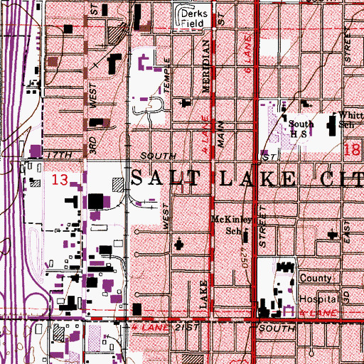 Topographic Map of Quayles Addition, UT