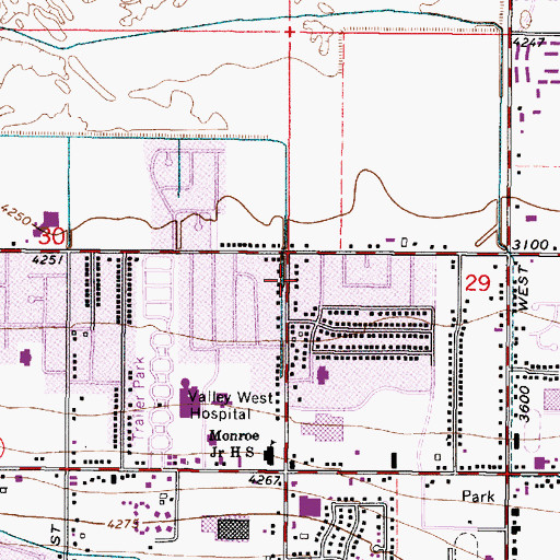 Topographic Map of Rene, UT