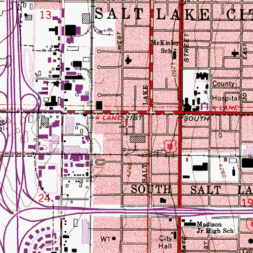 Topographic Map of Roseland Addition, UT