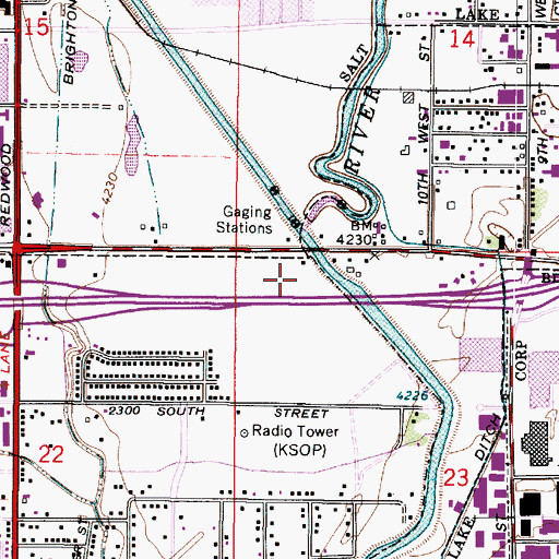 Topographic Map of Sharp, UT