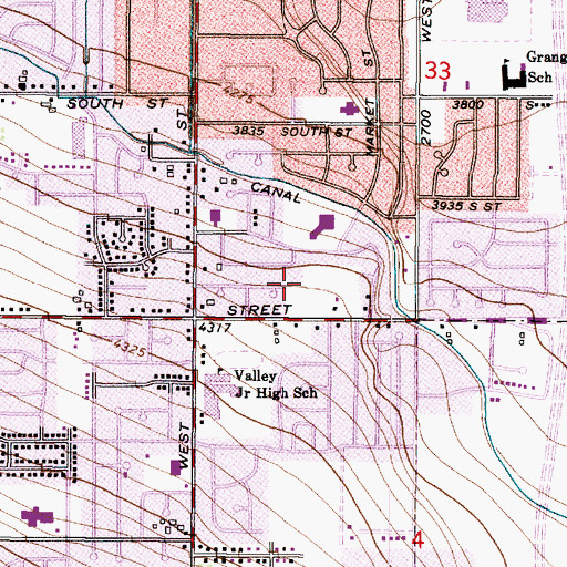 Topographic Map of Smithonian North, UT