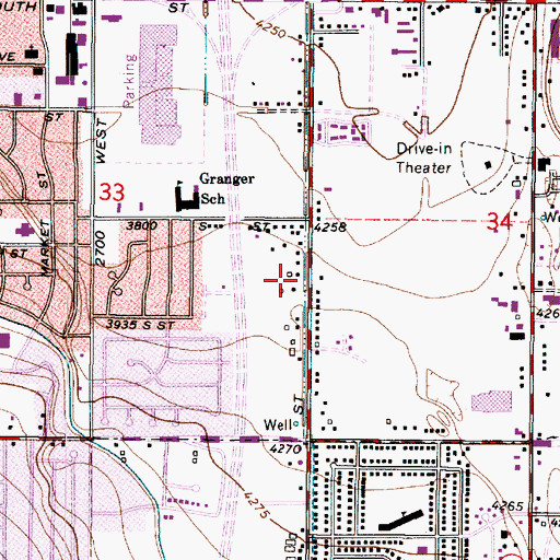 Topographic Map of Smout, UT