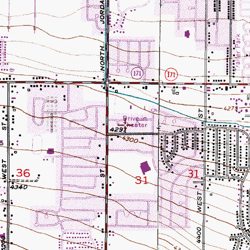Topographic Map of Swallow, UT