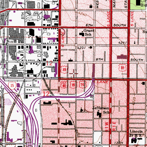 Topographic Map of Walkers, UT