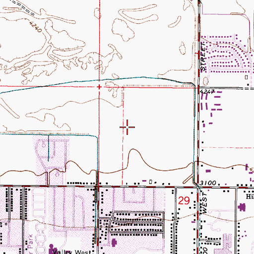 Topographic Map of West Haven, UT