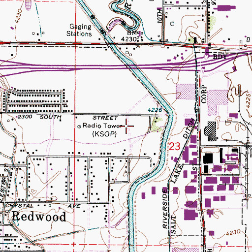 Topographic Map of Western Pacific Addition, UT