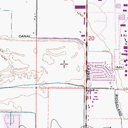 Topographic Map of Westlake Business Park, UT