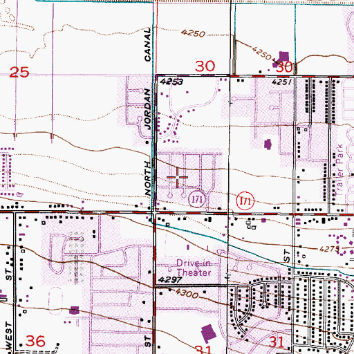 Topographic Map of Willow Cove, UT