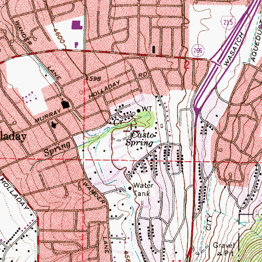Topographic Map of Brimley, UT
