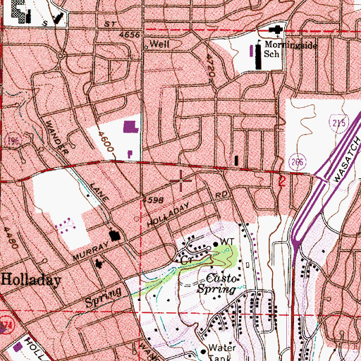 Topographic Map of Manuela, UT