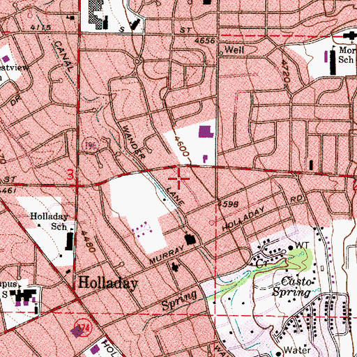 Topographic Map of Artistic Terrace, UT