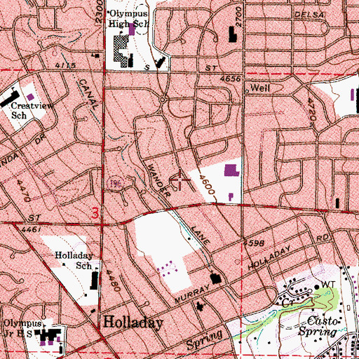 Topographic Map of Knight, UT