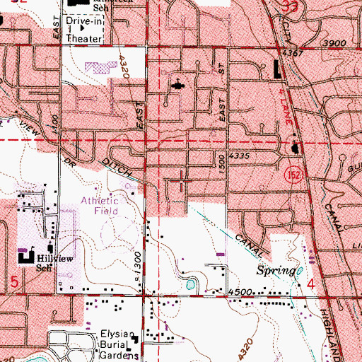 Topographic Map of Carole Addition, UT