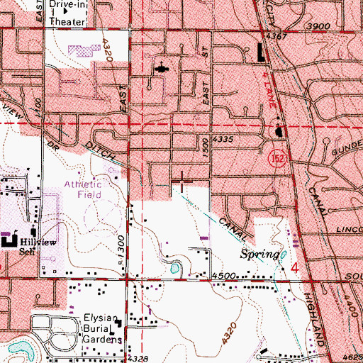 Topographic Map of Juniper, UT
