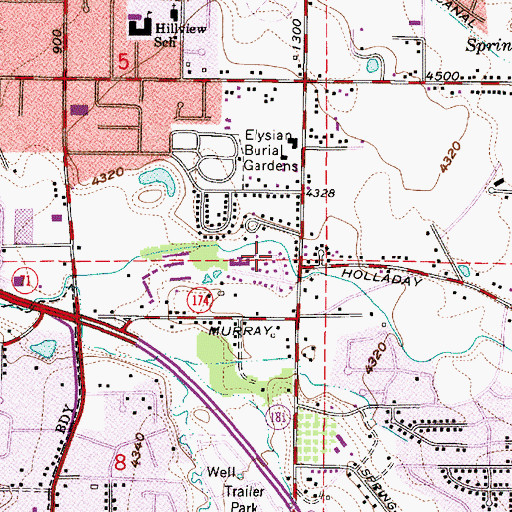 Topographic Map of Convest, UT