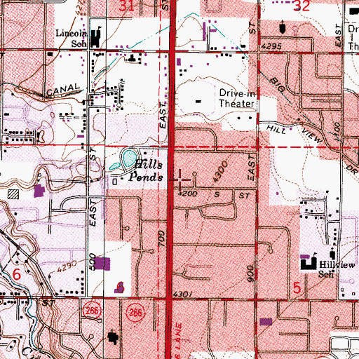 Topographic Map of Ewell, UT