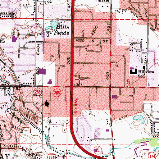 Topographic Map of La Dore, UT